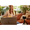 Webcam HP 965 4K Streaming, 8 MP, 3840 x 2160 píxeis, Full HD, 60 fps, 1280x720@30fps, 1280x720@60fps, 1920x1080@30fps, 1920x1080@60fps, 3840x2160@30fps, USB