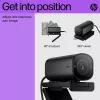 Webcam HP 965 4K Streaming, 8 MP, 3840 x 2160 píxeis, Full HD, 60 fps, 1280x720@30fps, 1280x720@60fps, 1920x1080@30fps, 1920x1080@60fps, 3840x2160@30fps, USB