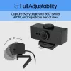 Webcam HP 620 FHD, 4 MP, 1920 x 1080 píxeis, Full HD, 60 fps, 720p, 1080p, 5x