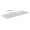 Conjunto de rato e teclado com fios HP 225, tamanho completo (100%), com fios, USB, branco, rato incluído