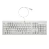 Conjunto de rato e teclado com fios HP 225, tamanho completo (100%), com fios, USB, branco, rato incluído