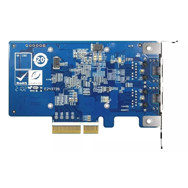 QNAP QXG-10G2T-X710 placa de rede PCIe 10GbE RJ45 de duas portas