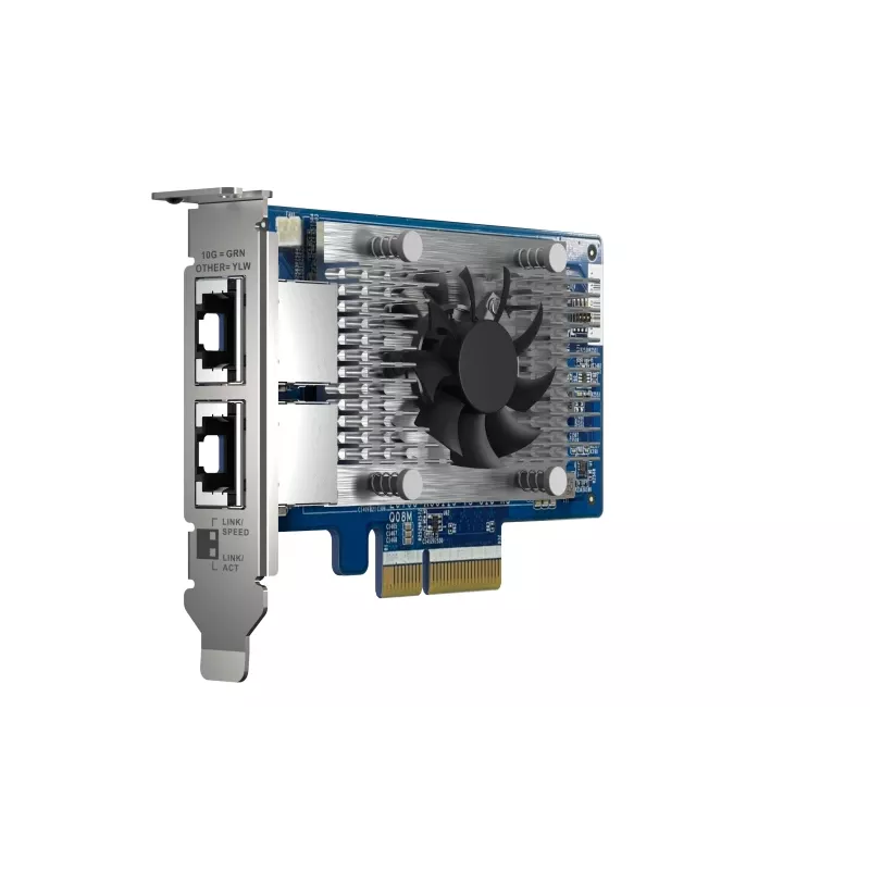 QNAP QXG-10G2T-X710 placa de rede PCIe 10GbE RJ45 de duas portas