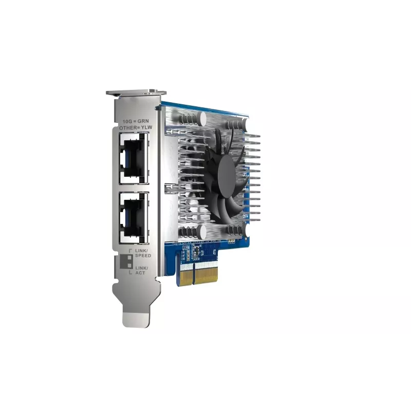 QNAP QXG-10G2T-X710 placa de rede PCIe 10GbE RJ45 de duas portas
