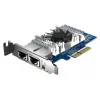QNAP QXG-10G2T-X710 placa de rede PCIe 10GbE RJ45 de duas portas