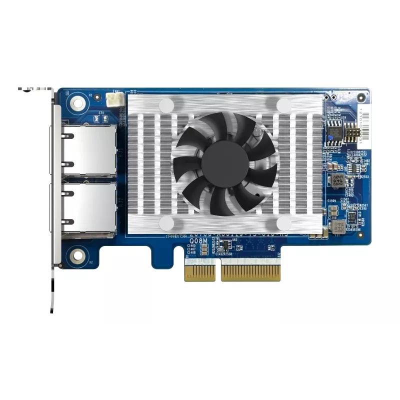 QNAP QXG-10G2T-X710 placa de rede PCIe 10GbE RJ45 de duas portas
