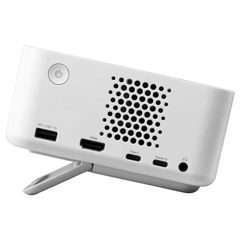 Projetor DLP laser portátil de curta distância Optoma ML1080ST, Full HD 1920x1080, 1200 lm, USB-C, IPX5, branco