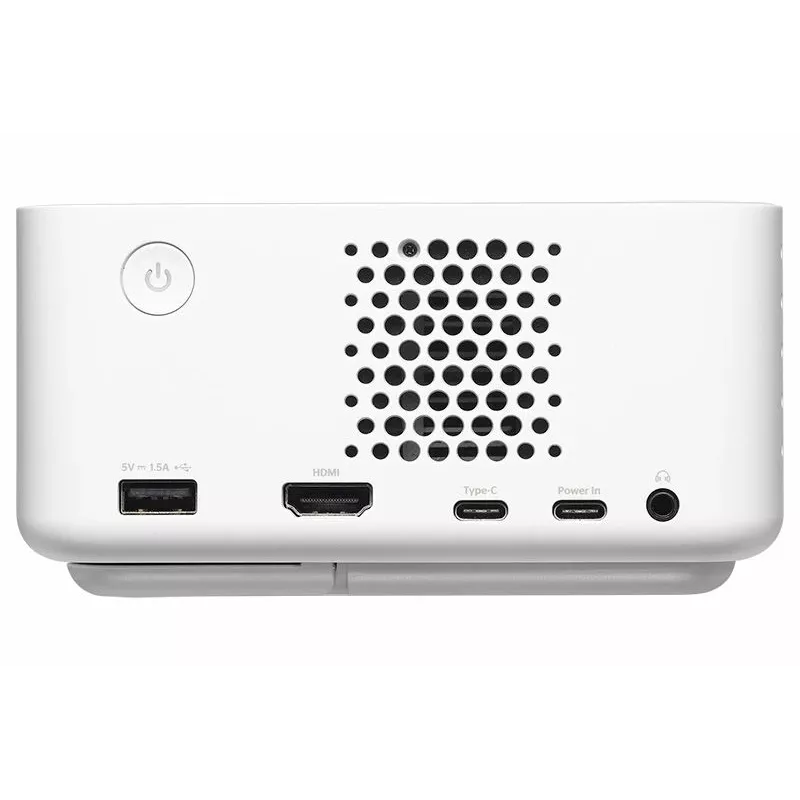 Projetor DLP laser portátil de curta distância Optoma ML1080ST, Full HD 1920x1080, 1200 lm, USB-C, IPX5, branco