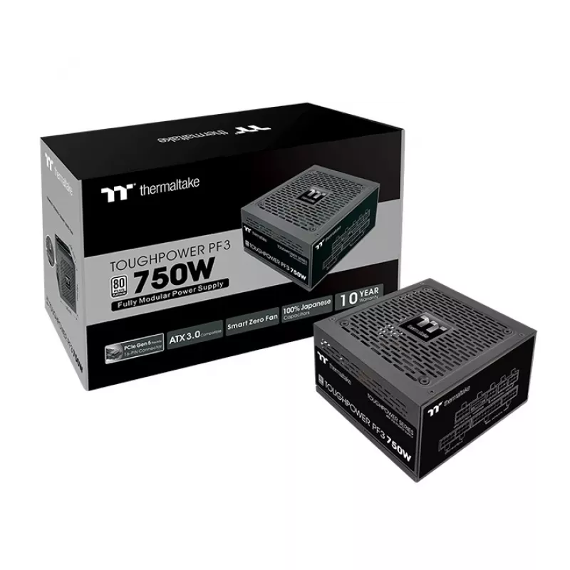 Fonte de alimentação THERMALTAKE - Toughpower PF3 750W Platinum - TT Premium Edition