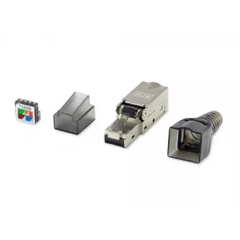 Conector de fios Equip 121171 RJ-45 níquel