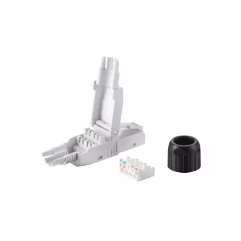Ficha RJ45 sem ferramentas Equip Cat.6A, conjunto de 5