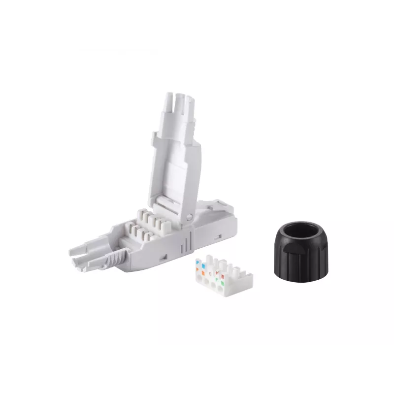 Ficha RJ45 sem ferramentas Equip Cat.6A, conjunto de 5