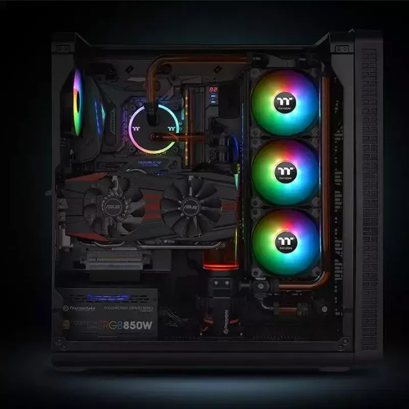 Ventoinha Thermaltake CL-F080-PL14SW-A 14 cm preto