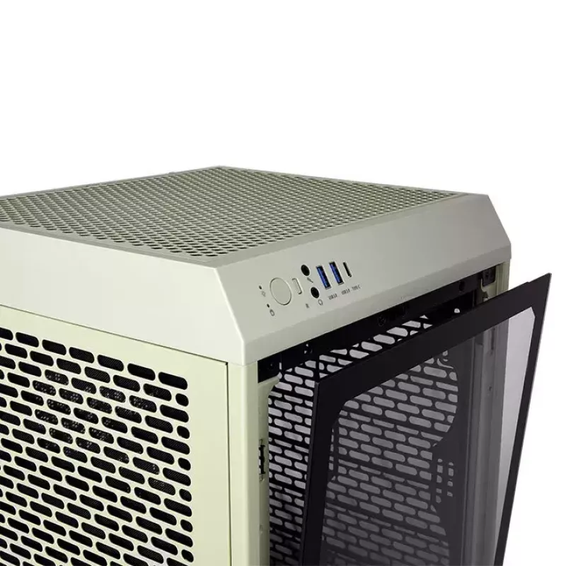 Caixa de PC Thermaltake Tower 200 Mini Tower verde