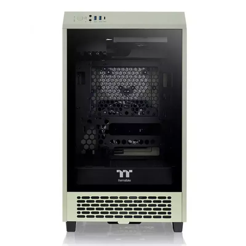 Caixa de PC Thermaltake Tower 200 Mini Tower verde