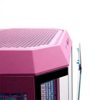 Caixa de PC Thermaltake Tower 600 Midi Tower rosa
