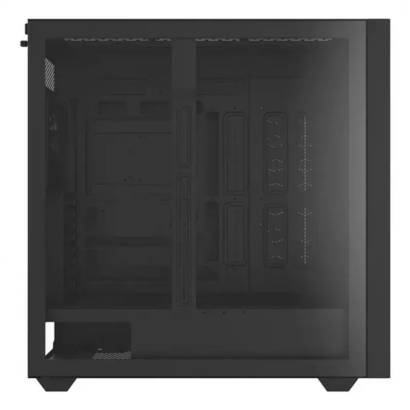 Caixa Thermaltake AX500 CA-11D-00F1WN-00 Full Tower E-ATX, vidro temperado, 4 ventoinhas de 140 mm, suporte para unidades de 2,5/3,5 polegadas, preta