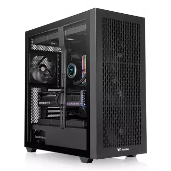 Caixa Full-Tower Thermaltake AX500 preta 4x140mm ventoinhas 2,5 3,5 HDD