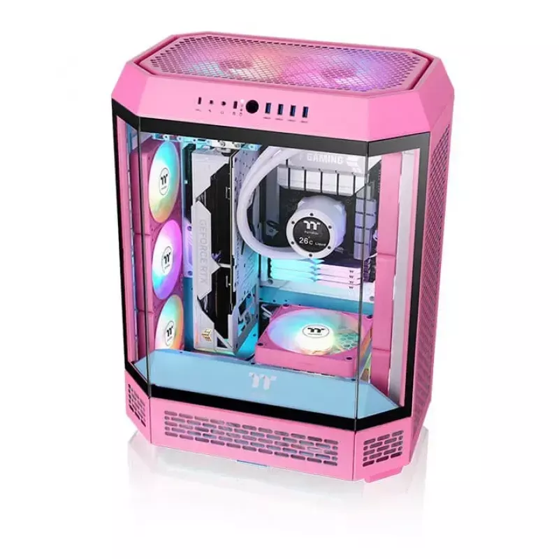 Refrigeração Thermaltake CT140 EX ARGB 14 cm rosa 500-1800 RPM