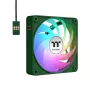 Refrigeração a ar Thermaltake CT120 EX ARGB 12 cm verde 500–2000 RPM hidráulica