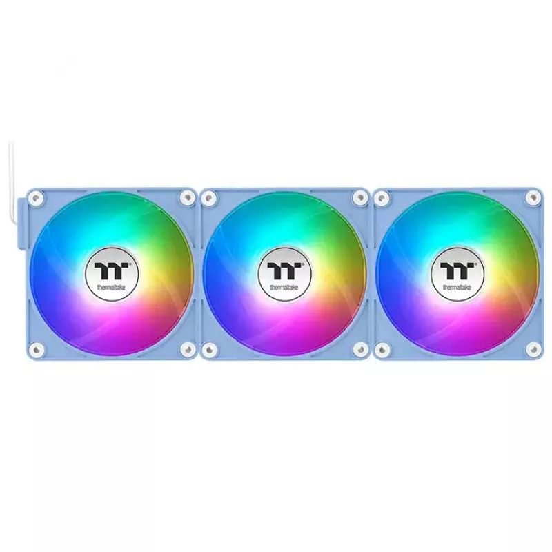 Ventoinhas Thermaltake CT120 EX Reverse ARGB Sync ventoinha de PC Hydrangea Blue