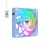 Ventoinhas Thermaltake CT120 EX Reverse ARGB Sync ventoinha de PC Hydrangea Blue