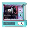 Caixa Full Tower Thermaltake CA-11H-00FLWN-00 cor menta suporte PS2
