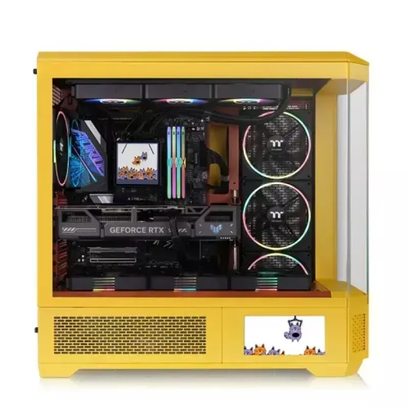 Caixa Full-Tower Thermaltake CA-11H-00FMWN-00 caramelo suporte PS2