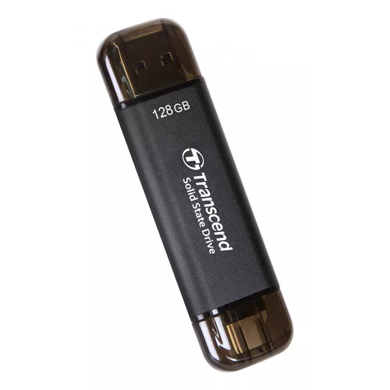TRANSCEND Esd310c - 128GB SSD portátil - USB Type-A / USB Type-C