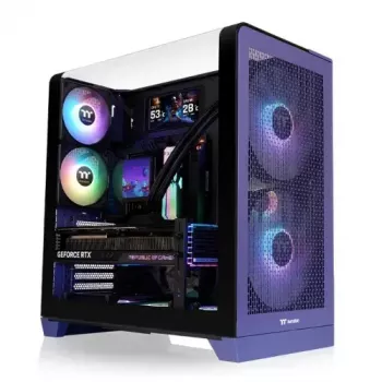 Caixa de computador Thermaltake CA-11F-00MNWN-00 Midi Tower azul suporte PS2