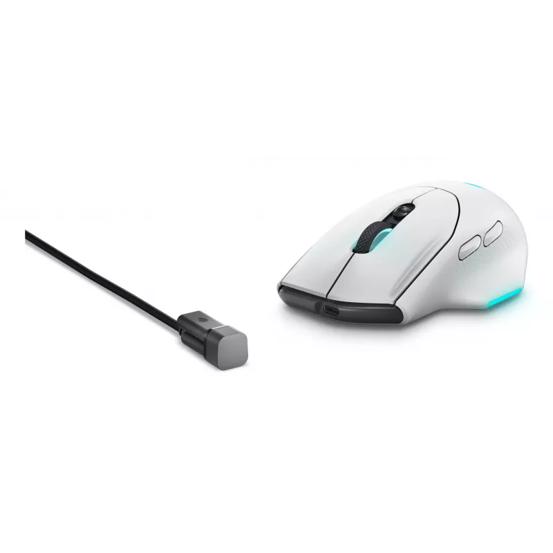 Alienware AW620M Rato Gaming para Destros RF Sem Fios + USB Type-C Ótico 26000 DPI