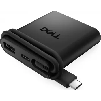 DELL DA225 Com Fios USB 3.2 Gen 1 (3.1 Gen 1) Type-C Preto