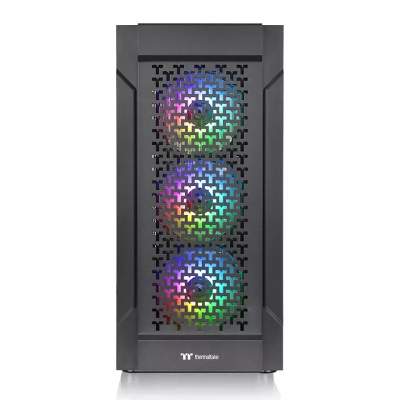 THERMALTAKE Caixa Mid Tower - Versa T27 TG ARGB - Preto