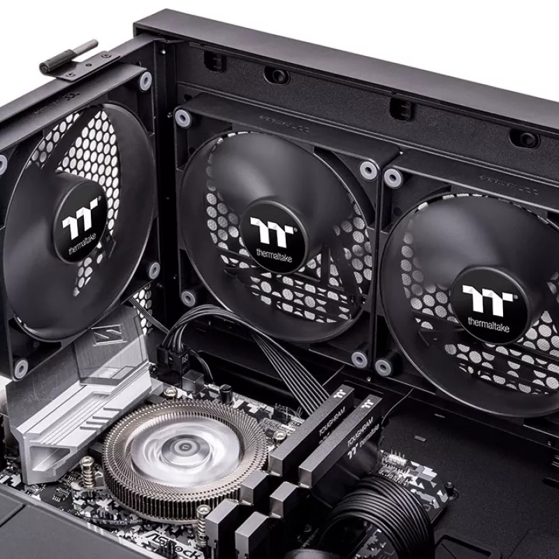 THERMALTAKE Ventoinha para PC - CT120 - 12 cm - Preto - Pack de 2
