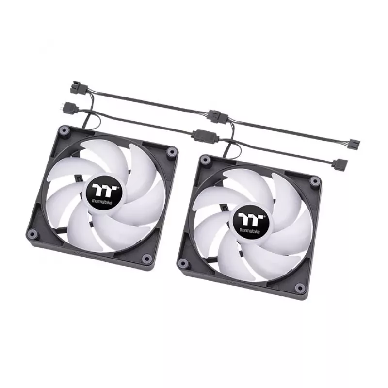 THERMALTAKE Ventoinha de Refrigeração para PC - CT140 ARGB Sync - 14 cm - Preto - Pack de 2