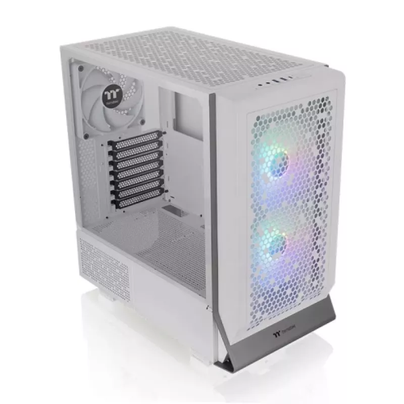 Thermaltake S250 TG ARGB Snow caixa Mid Tower para PC, branca