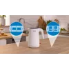 Chaleira Bosch TWK2M161, 1,7 l, 2400 W, branco, corpo em plástico, base 360°