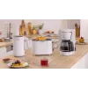 Chaleira Bosch TWK2M161, 1,7 l, 2400 W, branco, corpo em plástico, base 360°