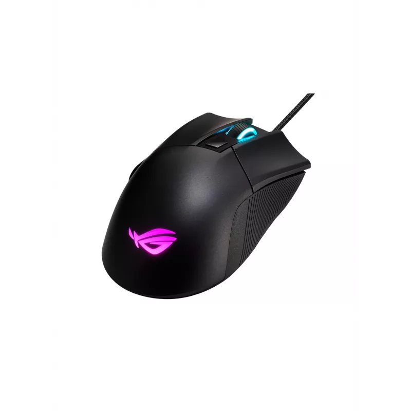 Rato ASUS ROG Gladius II Core Gaming destro USB Type-A ótico 6200 DPI
