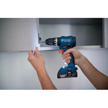 Bosch GSB 18V-45 Professional 06019K3300 berbequim-aparafusadora de percussão a bateria, 18 V Li-ion, 45 Nm, mandril de 13 mm, 35 mm madeira / 10 mm aço, 97 dB, solo (sem bateria e carregador)
