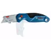 Faca universal Bosch 1 600 A02 7M4 azul, faca dobrável em aço inoxidável