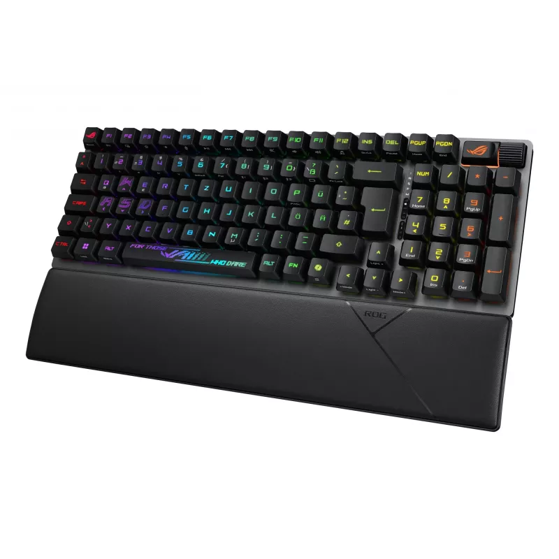 Teclado Gaming ASUS ROG Strix Scope II 96 RX Wireless USB + RF Wireless + Bluetooth preto