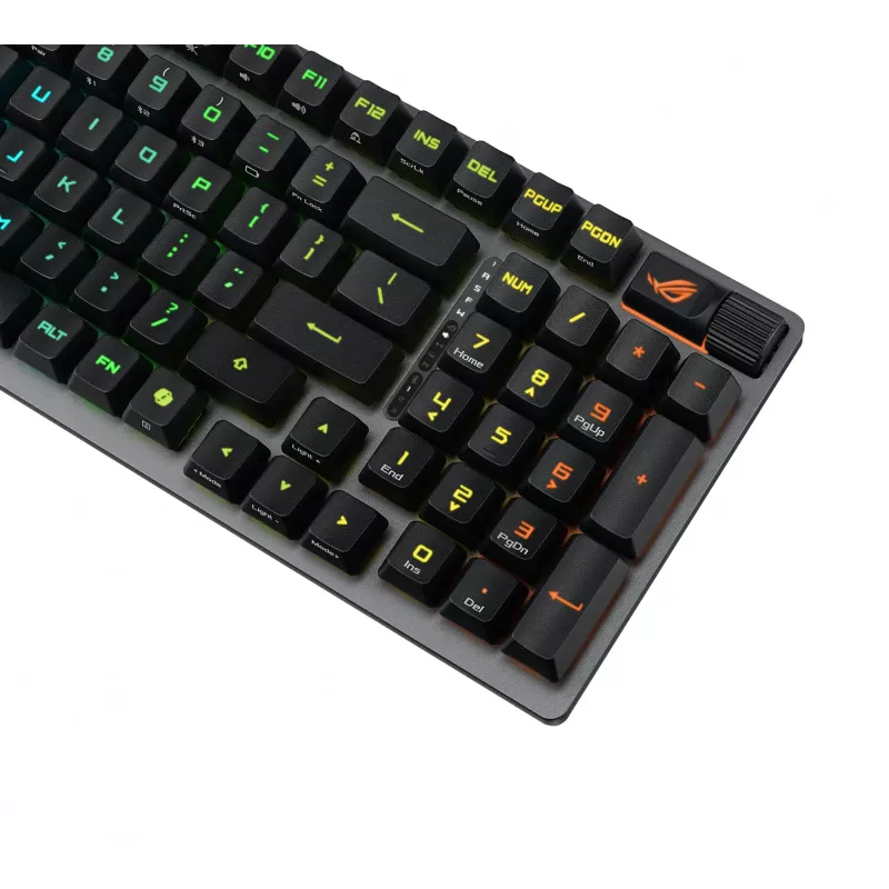 Teclado Gaming ASUS ROG Strix Scope II 96 RX Wireless USB + RF Wireless + Bluetooth preto