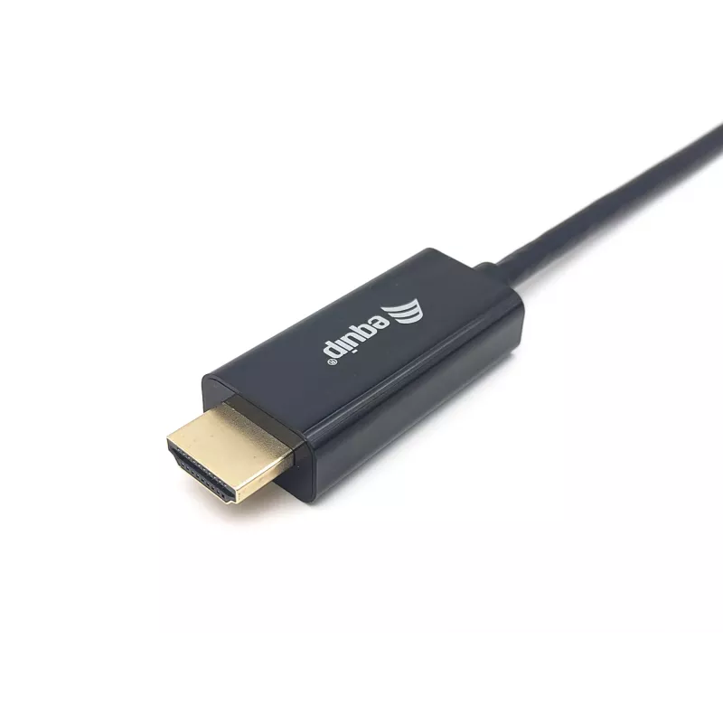 Cabo Equip USB-C para HDMI, M/M, 2,0 m, 4K/30Hz, 2 m, USB Type-C, HDMI Type-A (Standard), ficha, ficha, reto