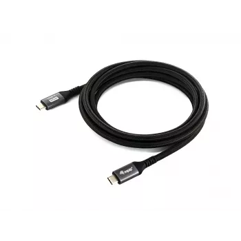 Cabo Equip USB4 Gen 2x2 C para C, M/M, 2,0m, 4K/60Hz, 20 Gbit/s, PD 100W