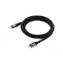 Cabo Equip USB4 Gen 2x2 C para C, M/M, 2,0m, 4K/60Hz, 20 Gbit/s, PD 100W