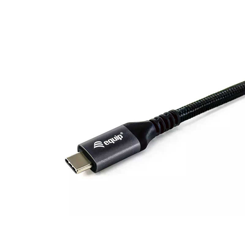 Cabo Equip USB4 Gen 2x2 C para C, M/M, 2,0m, 4K/60Hz, 20 Gbit/s, PD 100W