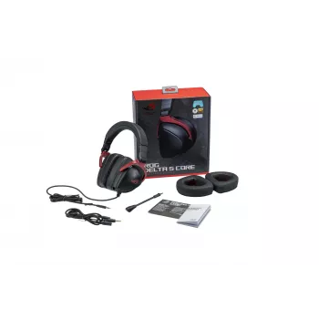 Headset ASUS ROG Delta S Core com fios arco de cabeça Gaming preto