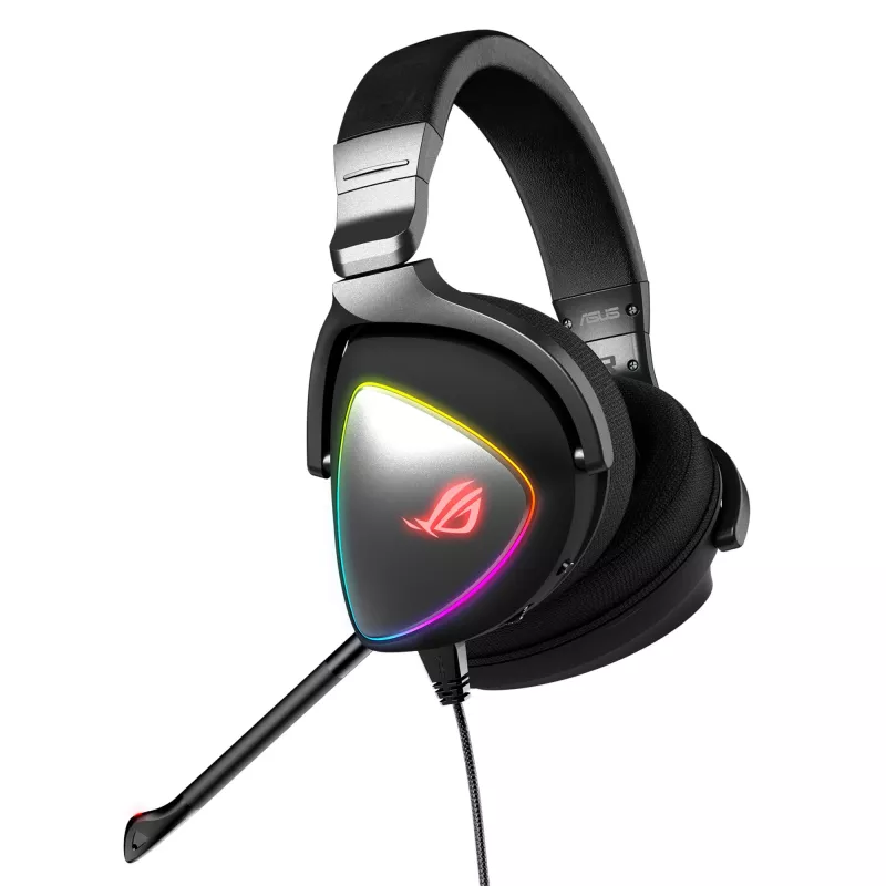 Headset ASUS ROG Delta Headset Gaming com fios preto