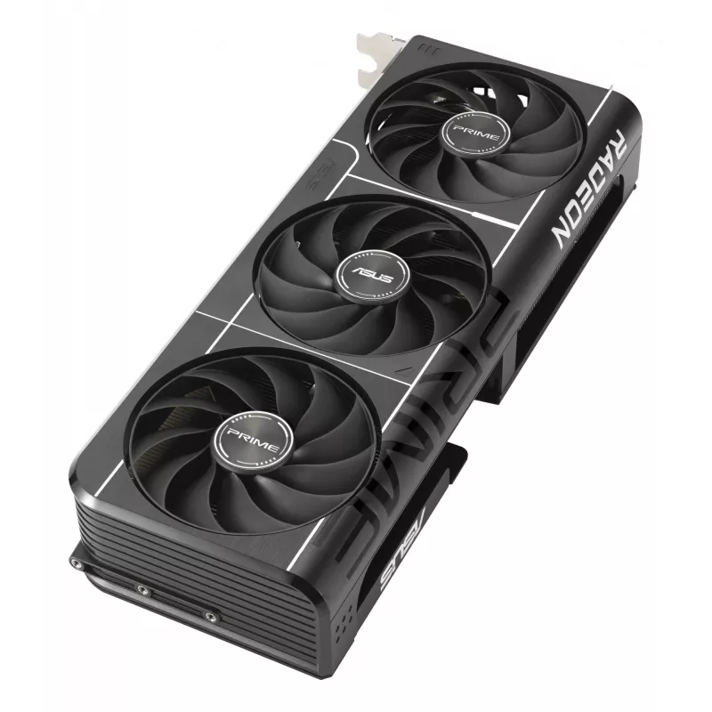 Placa gráfica ASUS Prime Radeon RX 9060 XT 16 GB GDDR6, PCIe 5.0, 128 bits, 3 ventoinhas, 2,5 slots